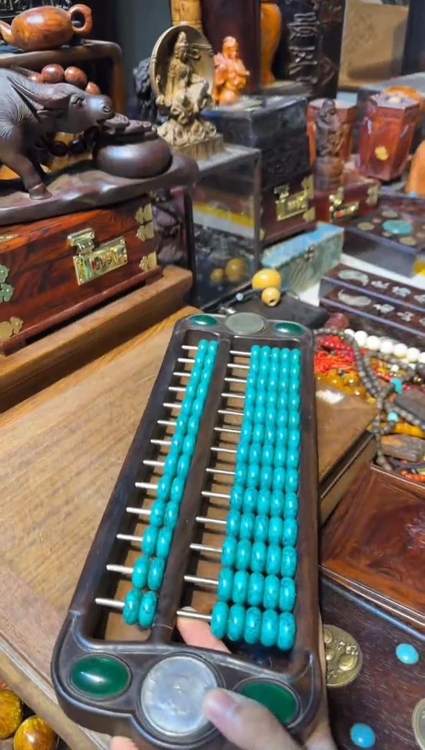 木算盘绿汉镶嵌