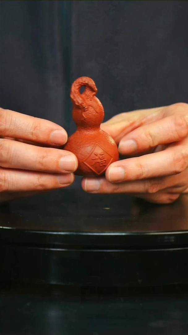 【闪购商品】紫砂茶宠红色葫芦