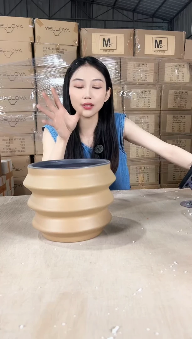 肚肚盆棕色大号20x18