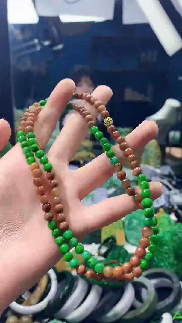 颈饰未镶嵌翡翠天然缅甸翡翠a货