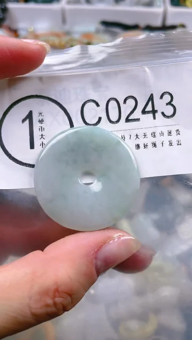 【闪购商品】翡翠颈饰未镶嵌/C/翡翠A货一图一物