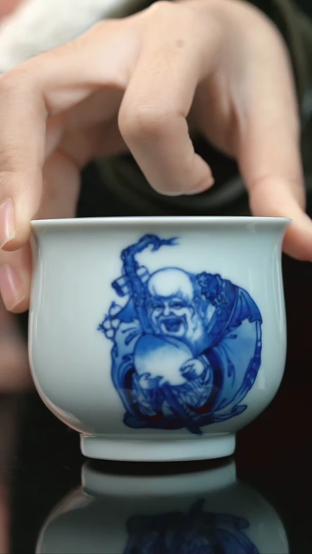 景德镇手绘南极仙翁新号福利款