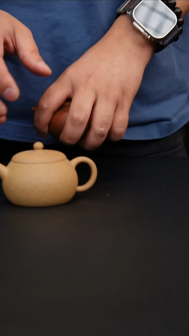 茶壶紫砂紫砂壶微瑕黄段文旦