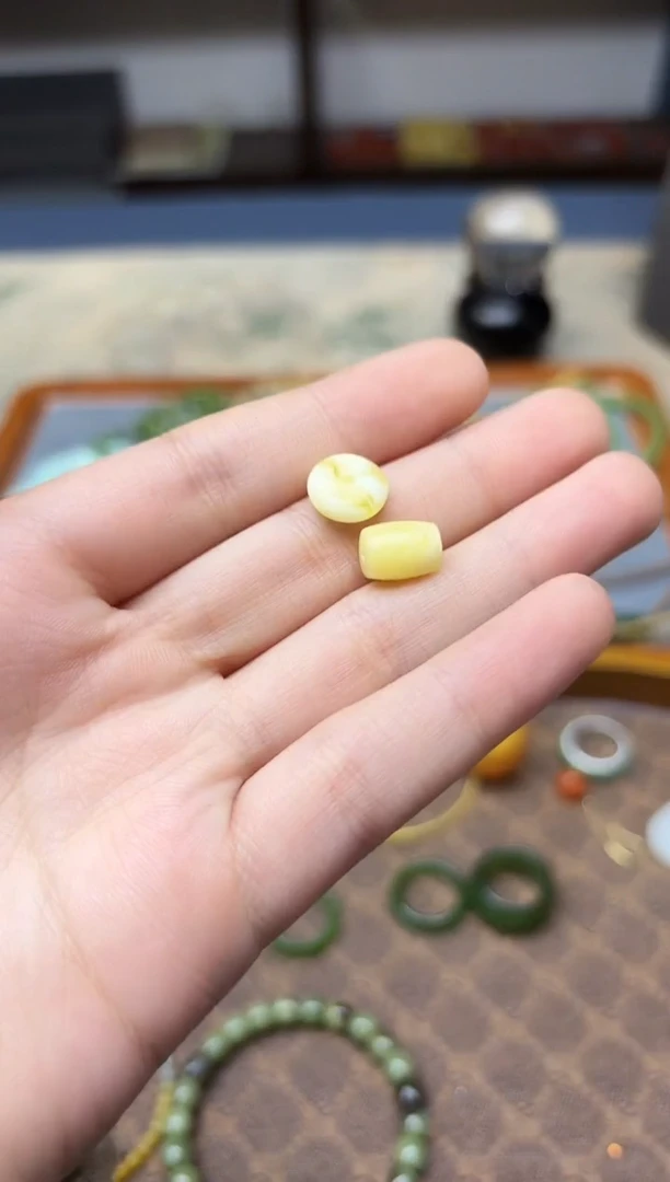 裸石蜜蜡未镶嵌蜜蜡配饰套装GW