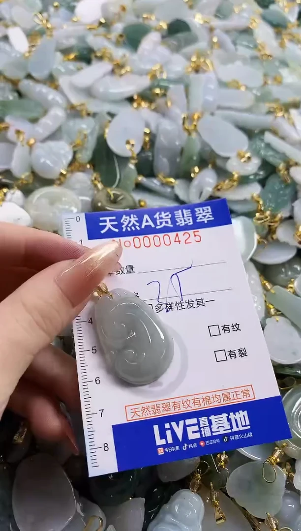 颈饰未镶嵌翡翠天然A货翡翠