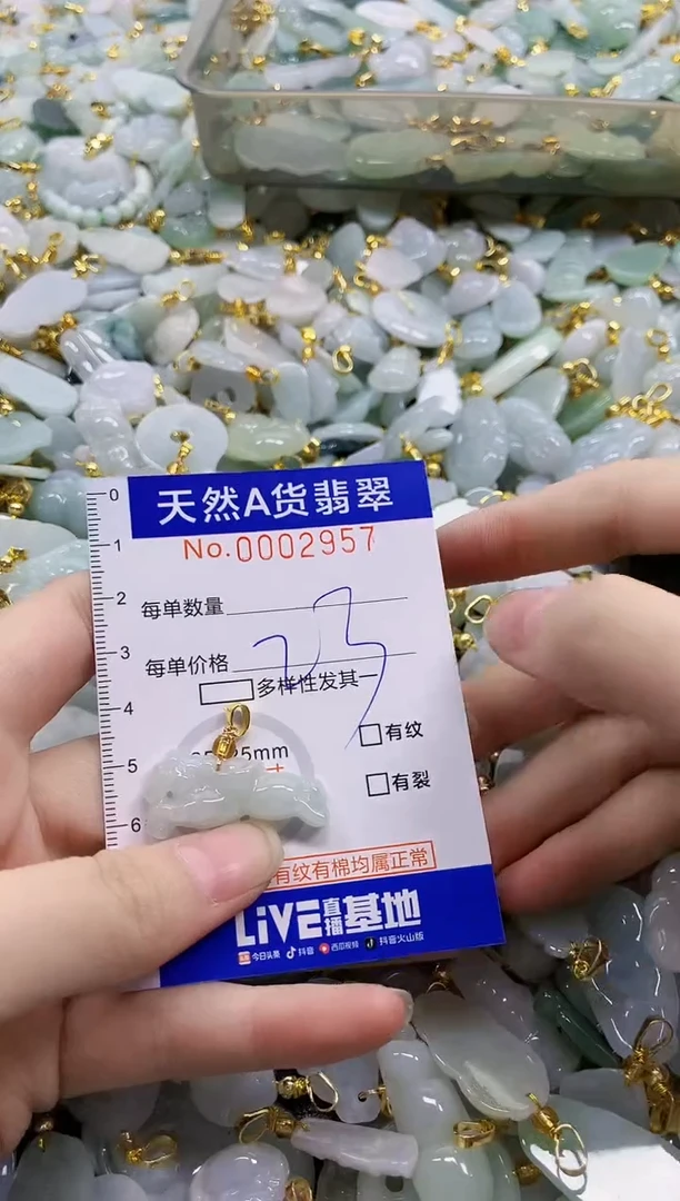 颈饰未镶嵌翡翠天然A货翡翠