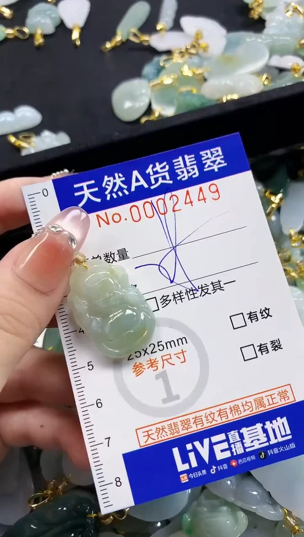 颈饰未镶嵌翡翠天然A货翡翠