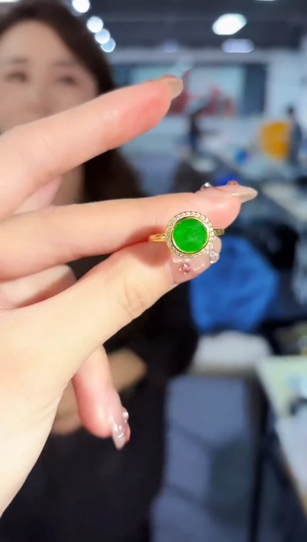 【闪购商品】翡翠戒指未镶嵌23缅料A货/支持复检/一件