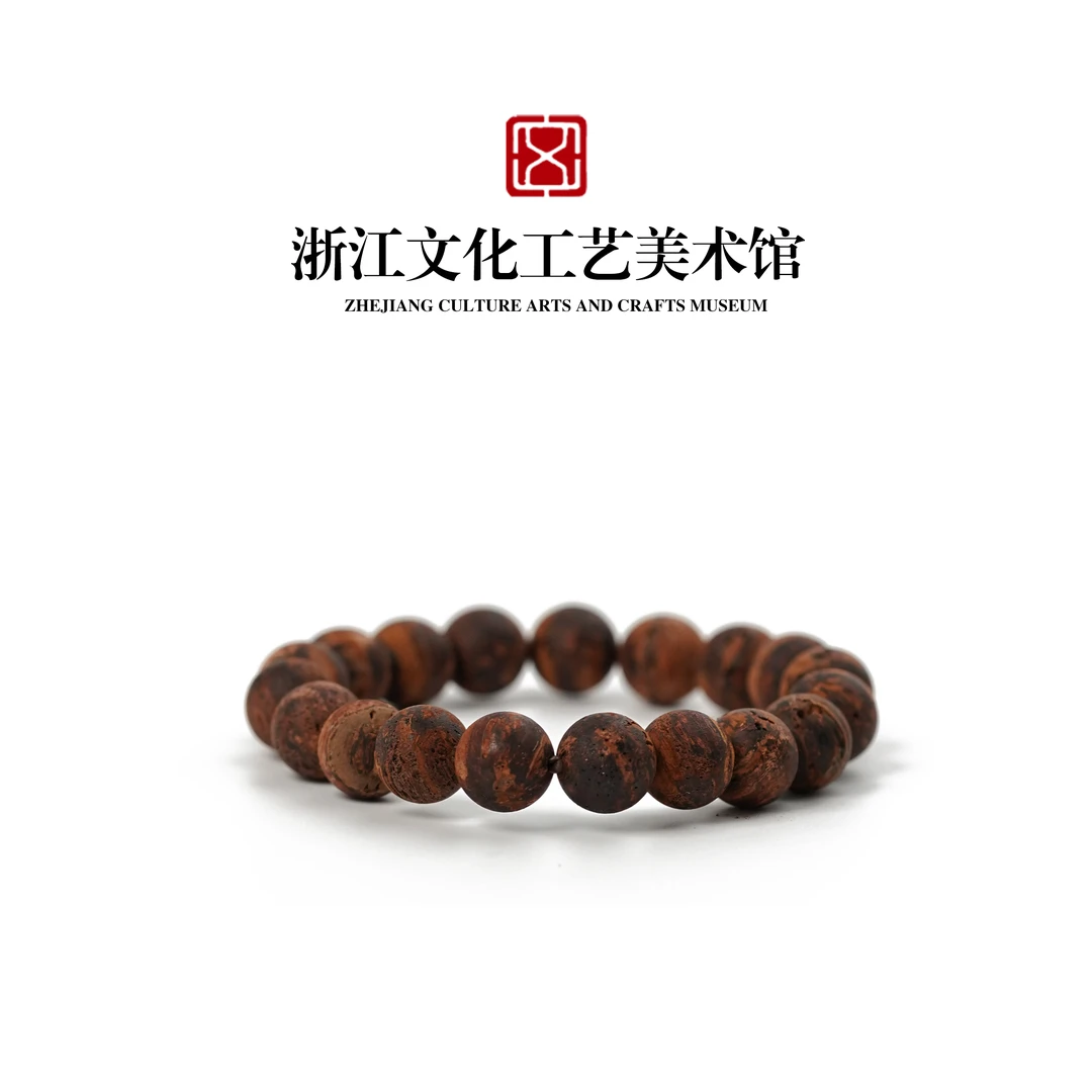 降真香黄金甲爆甲素圈手串（多规格可选择）