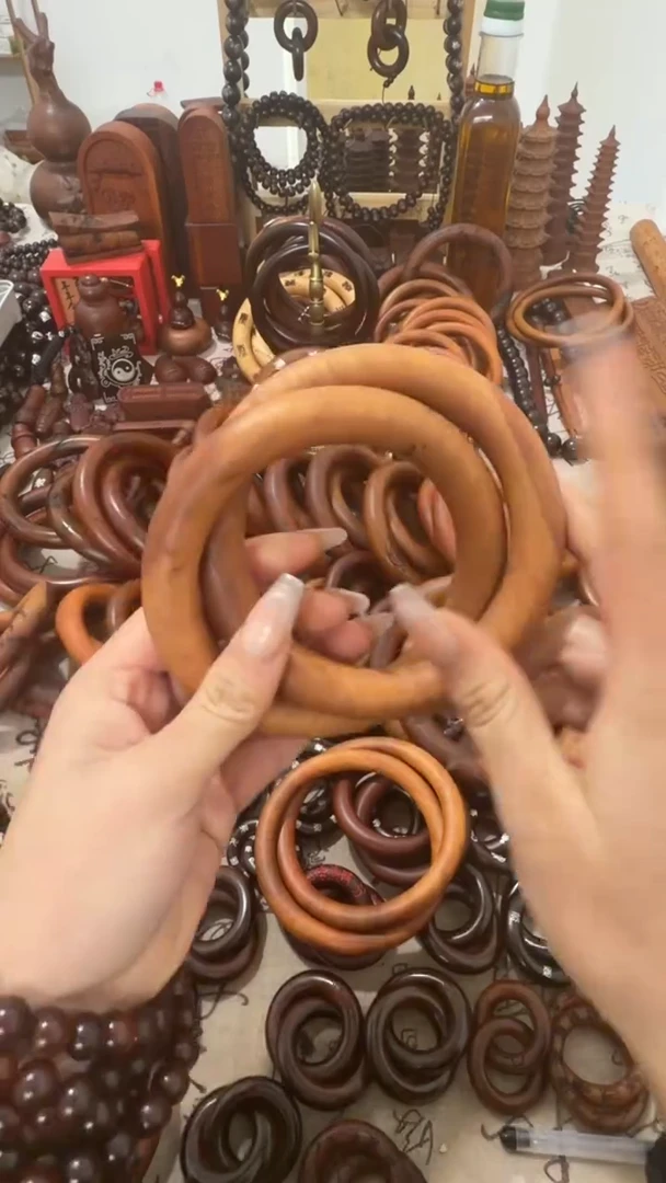 枣木乾坤圈一物一拍微瑕桃木880