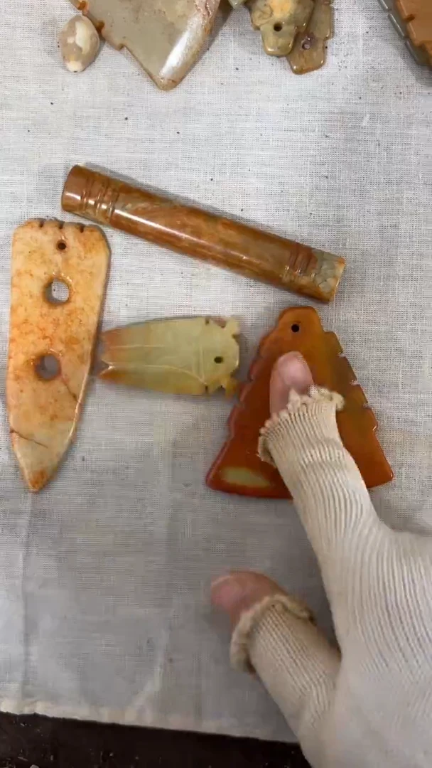 未镶嵌和田玉挂件一单4个