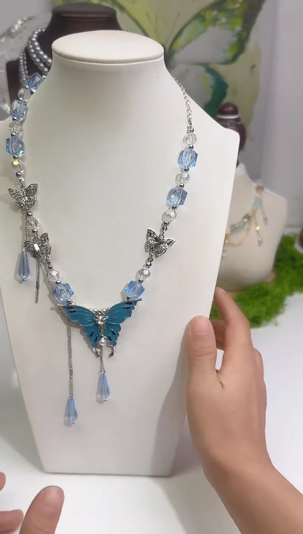 合成立方氧化锆合金锆石合金大蓝闪蝶