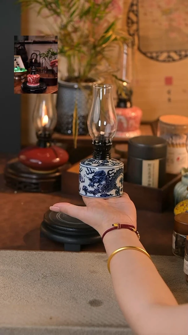 景德镇陶瓷香薰灯摆件