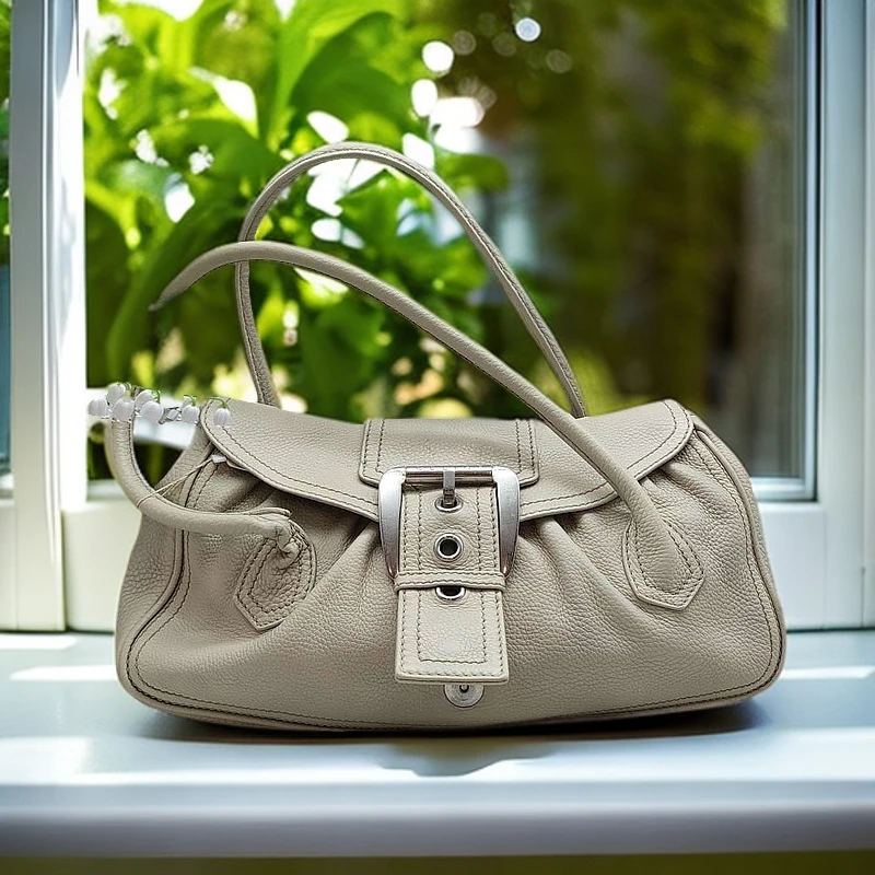 95新 Celine/思琳  灰白色 单肩包 1323 0599