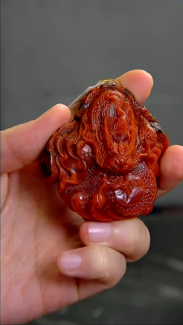 未镶嵌雕刻南红玛瑙012ZB0917产品一个