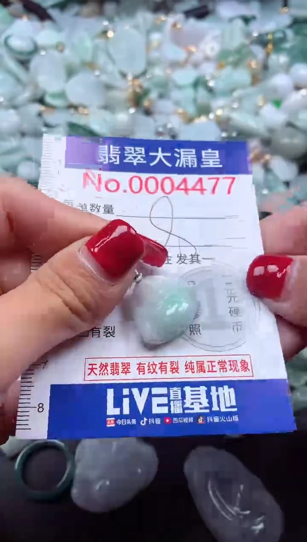 颈饰未镶嵌翡翠4477