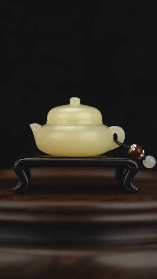 玉【把把壶】天然玉石手把件