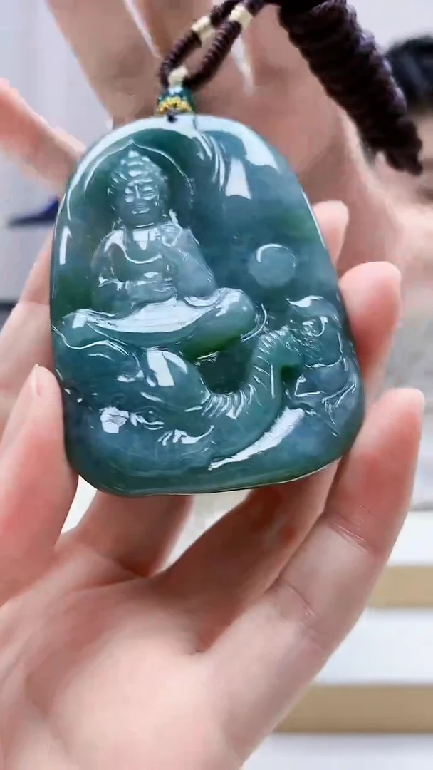 未镶嵌定制翡翠5028zm-毛货挂件人物162