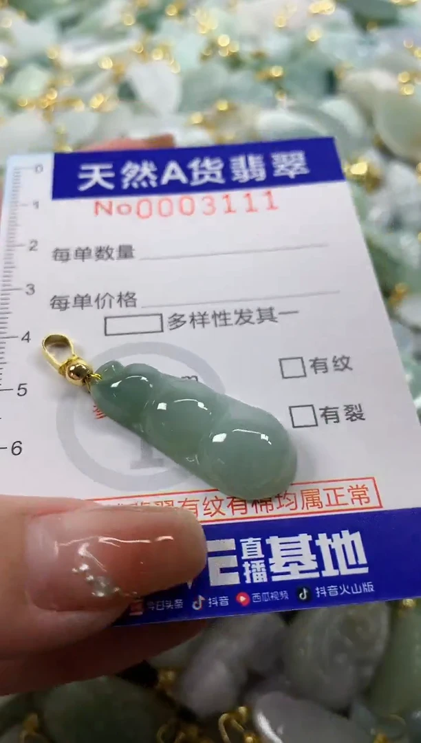 颈饰未镶嵌翡翠天然A货翡翠