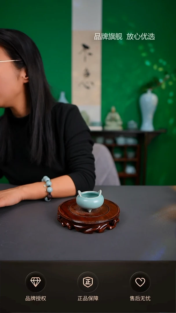 【闪购商品】仿古迷你小香炉  矮 不完美简装