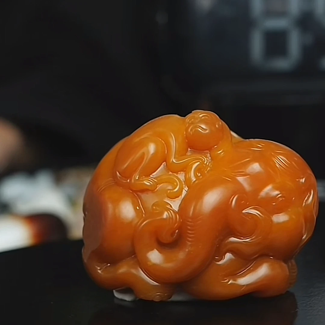 《精品和田玉封侯拜相》