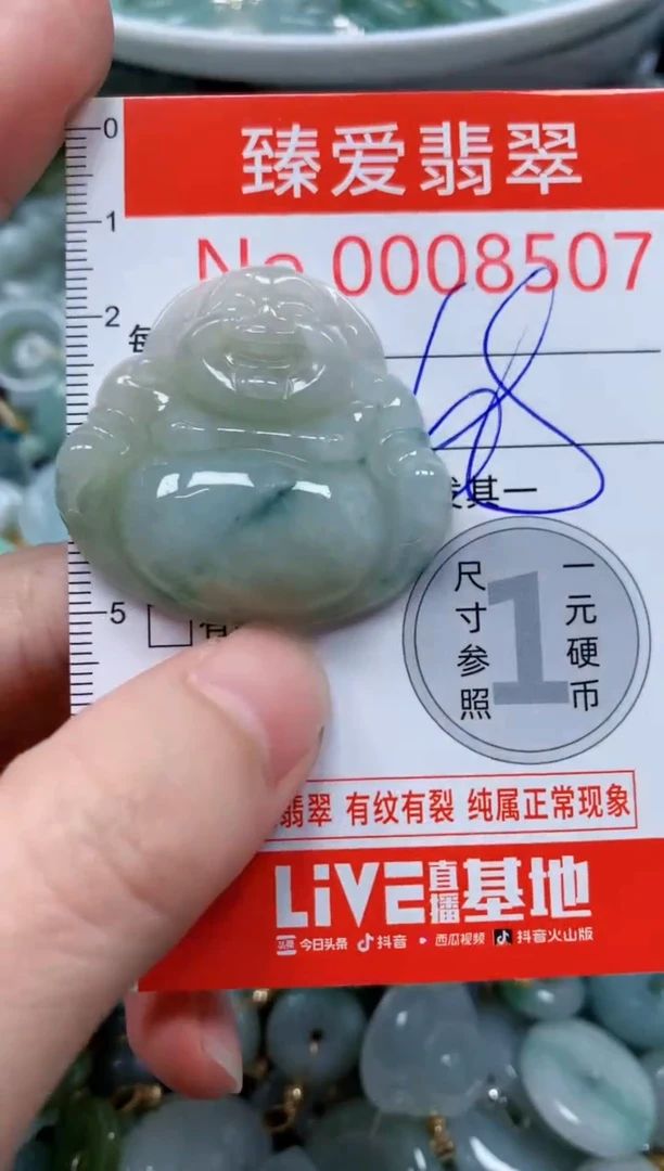 翡翠未镶嵌吊坠(不含链)8507