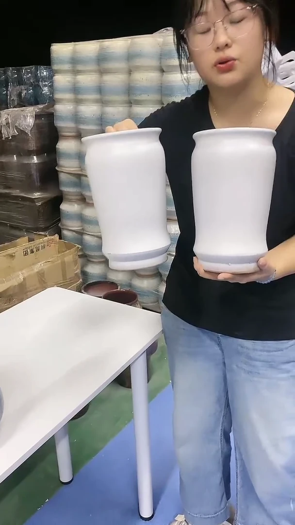 宜兴紫砂粗陶花盆