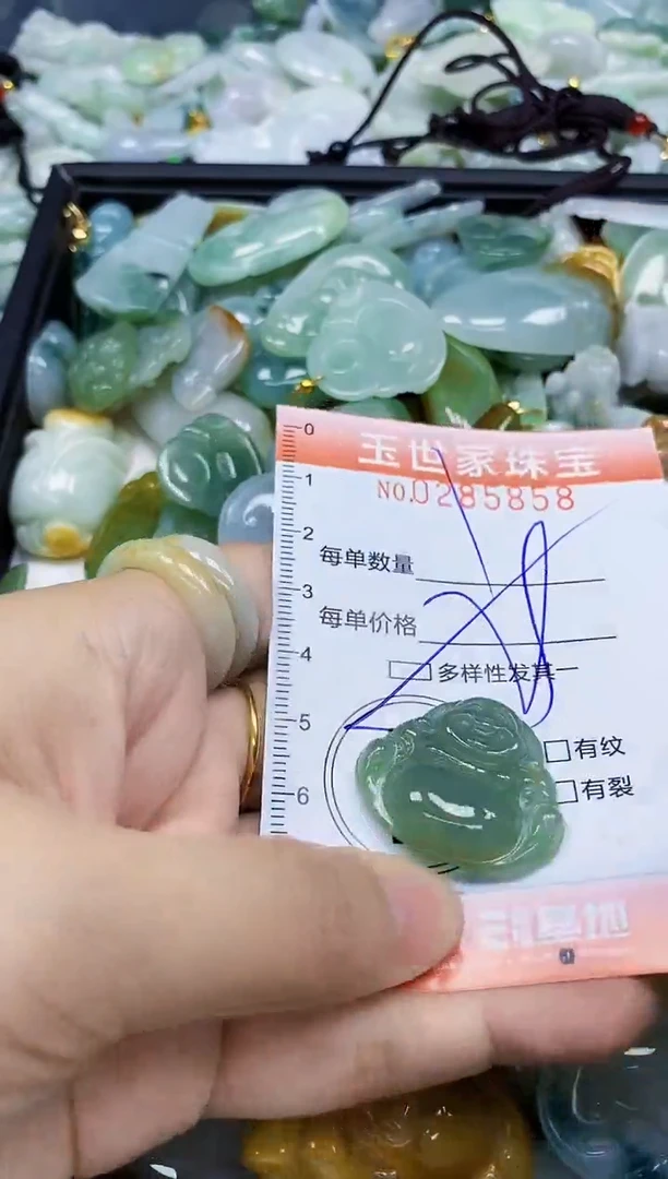 翡翠未镶嵌颈饰闪购0285858多样性发其一