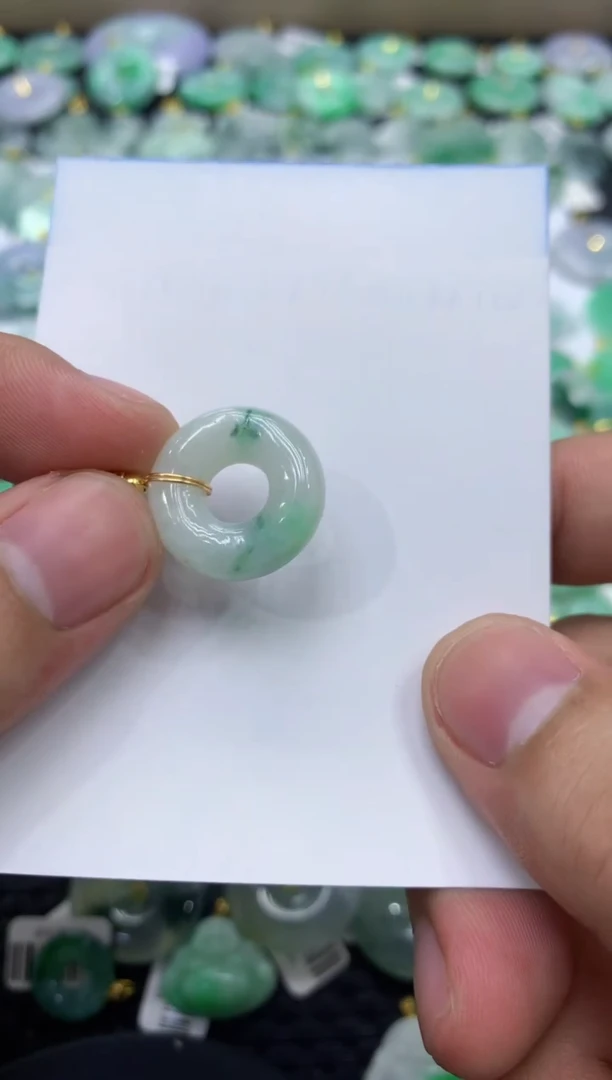 颈饰未镶嵌翡翠天然缅甸翡翠a货