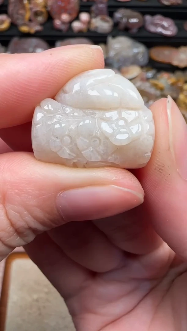 颈饰未镶嵌硅化珊瑚（珊瑚玉）316