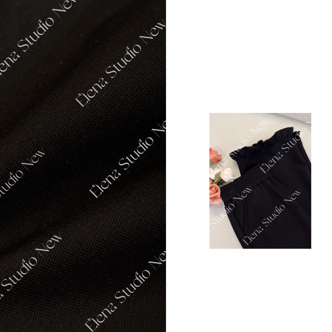 大甜甜【花苞裤Plus】设计感春夏季气质直腿裤宽松显瘦显高花边裤