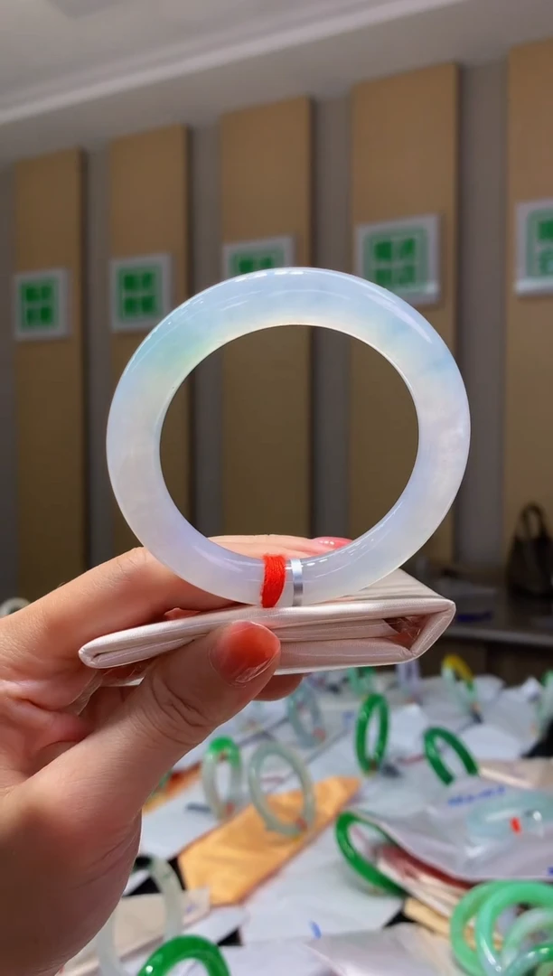 未镶嵌手镯翡翠-C12 圈口52.9 全款8万 定金2万