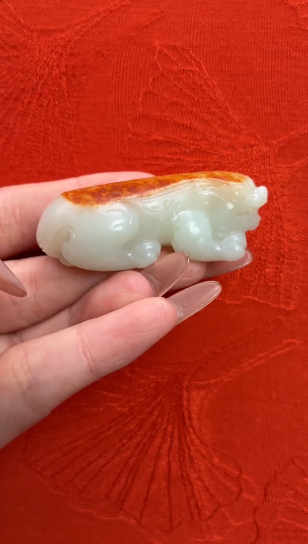 吊坠(不含链)未镶嵌和田玉貔貅吊坠