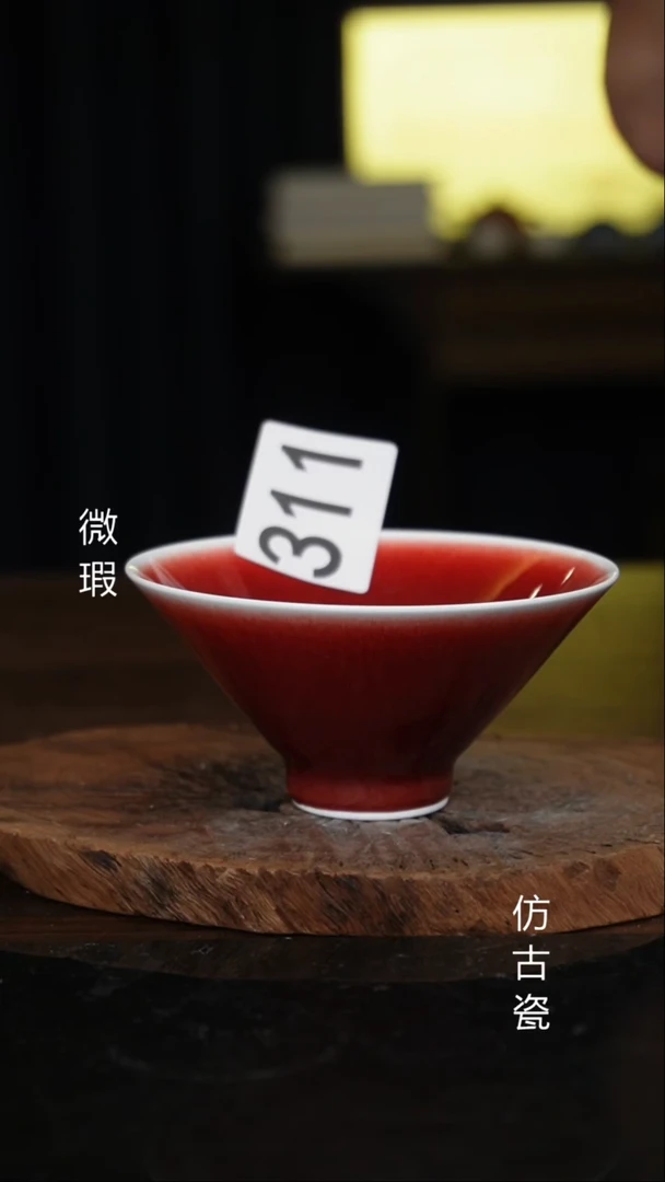 杯9*9景德镇手工手绘陶瓷