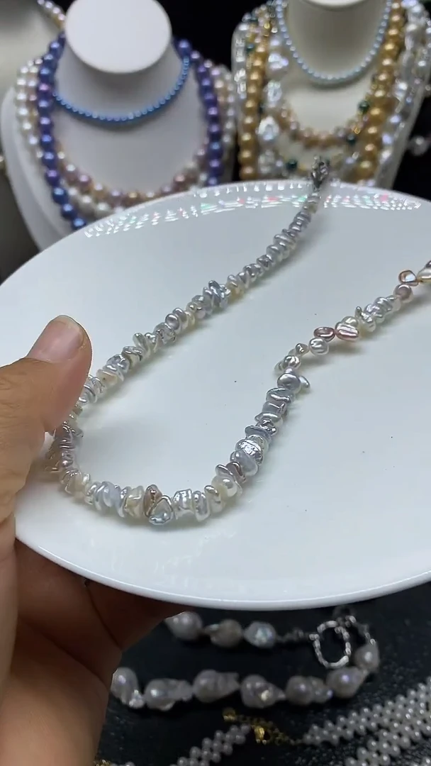 颈饰未镶嵌淡水珍珠多人