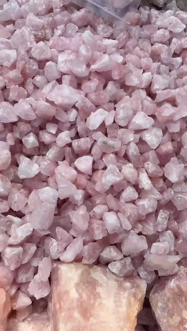 【闪购商品】水晶摆件未镶嵌粉水晶碎石600g