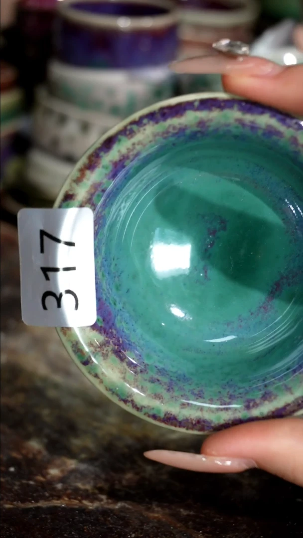 摆件精品窑变钧瓷茶器