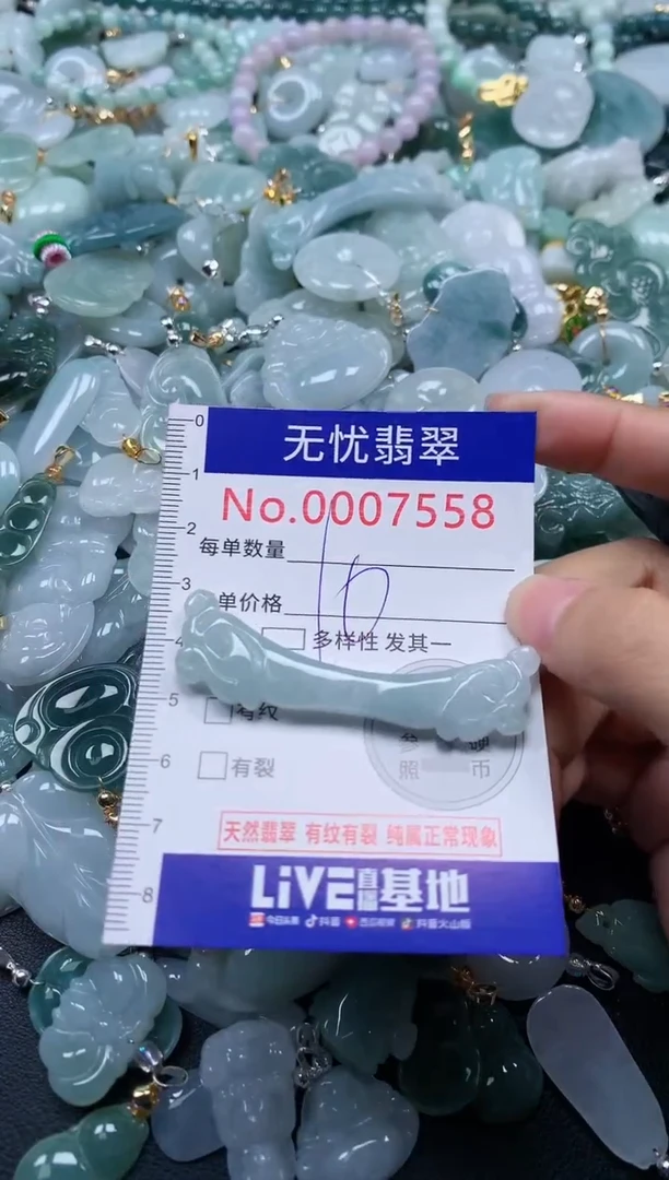 颈饰未镶嵌翡翠7558