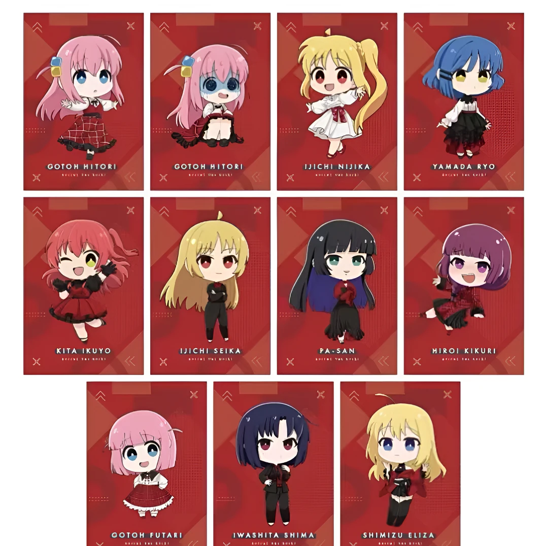 【拆袋】日谷正版-孤独摇滚×东京塔联动 红礼服Q版明信片盲盒（代拆）