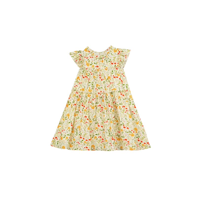 2024新款女宝碎花连衣裙AXQ710