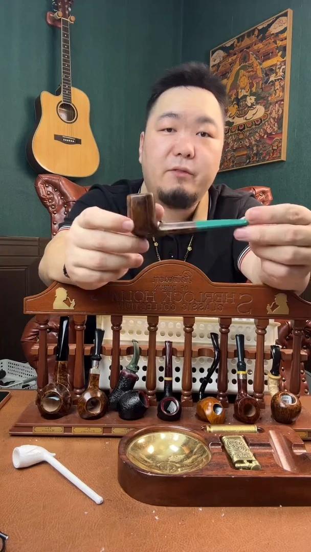 石楠木木雕款意大利进口石楠木烟斗