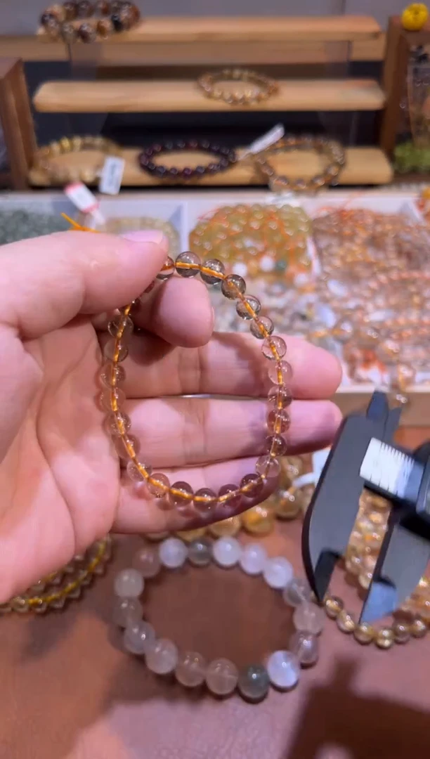 未镶嵌手串水晶SJ-865维纳斯金发晶