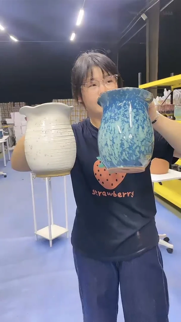 宜兴紫砂粗陶花盆