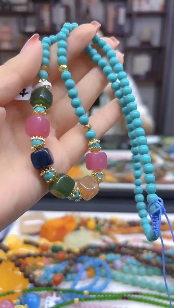 【闪购商品】碧玺颈饰未镶嵌DIY款X464