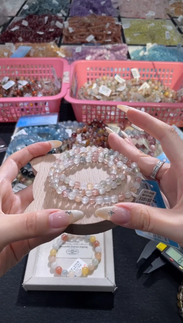 水晶手链未镶嵌385号 多样性发一6+