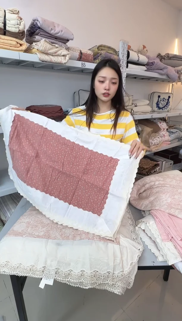 棉棉  全棉色织 双层纱   床单款 四件套  标准尺寸