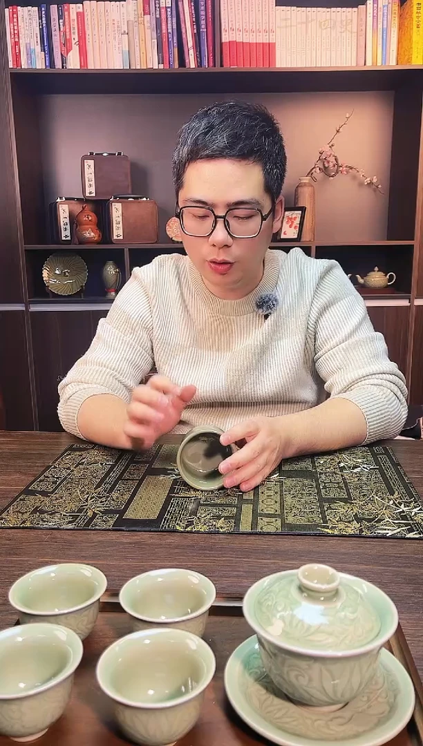 泥洹记喜鹊直筒杯