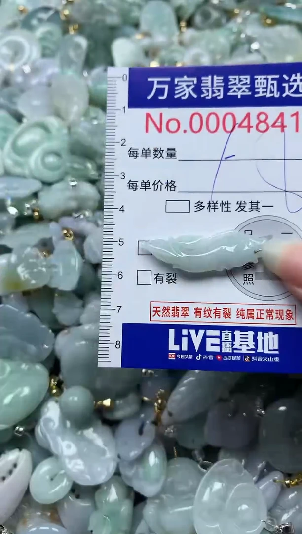 吊坠(不含链)未镶嵌翡翠4841