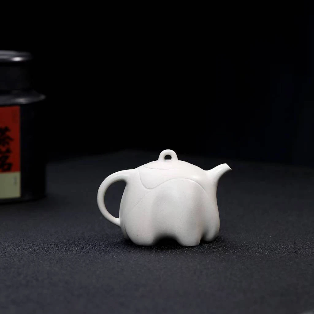 【隐砂】隐小砂系列小象无形紫砂白泥送礼家用茶具220cc泡茶壶