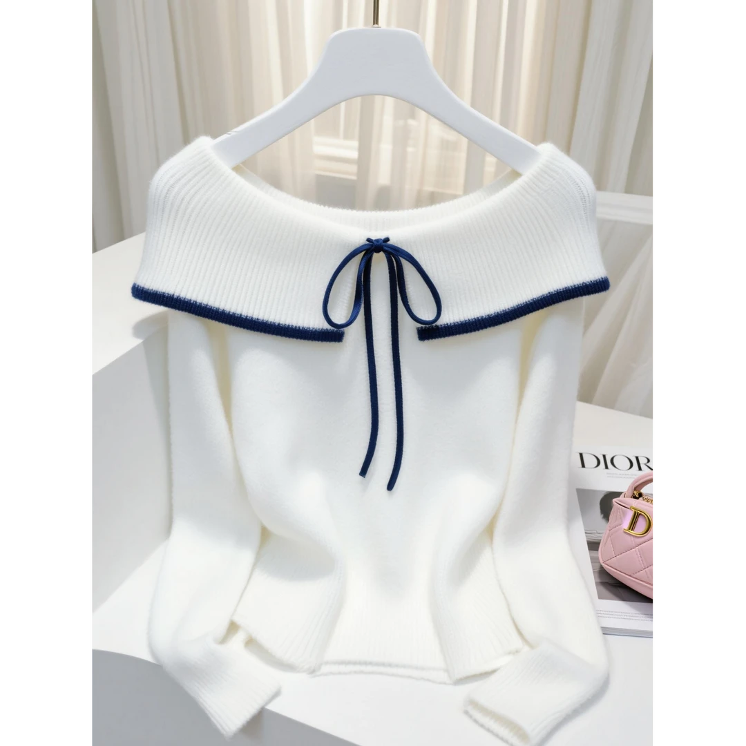 2025秋季新款韩版减龄时尚气质洋气显瘦百搭长袖毛衣针织衫女爆款